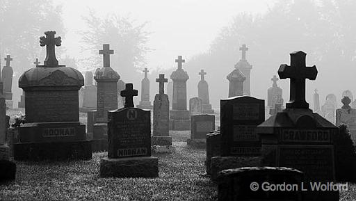 Cemetery Of Crosses_20562.jpg - Photographed near Perth, Ontario, Canada.